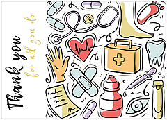 Select a verse or write your own. Medical Icons Thank You D2546D-Y